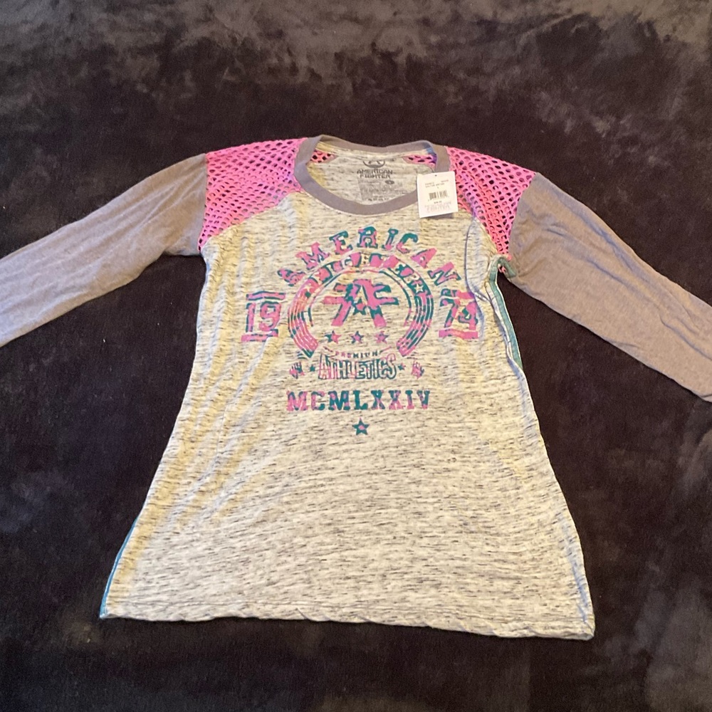 AMERICAN FIGHTER WOMANS TEE